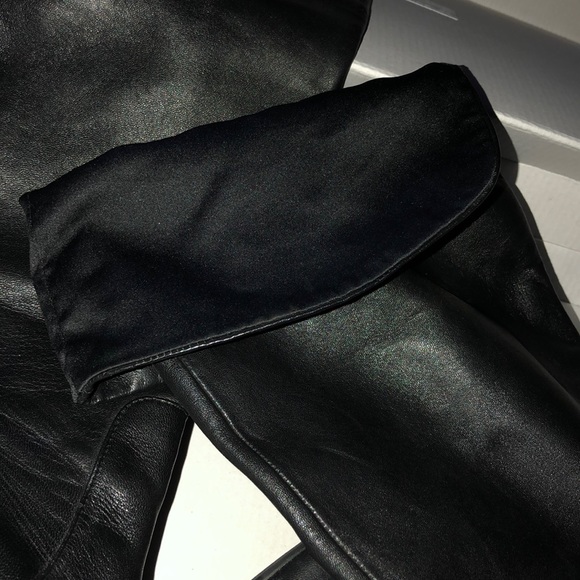 Over the knee leather boots